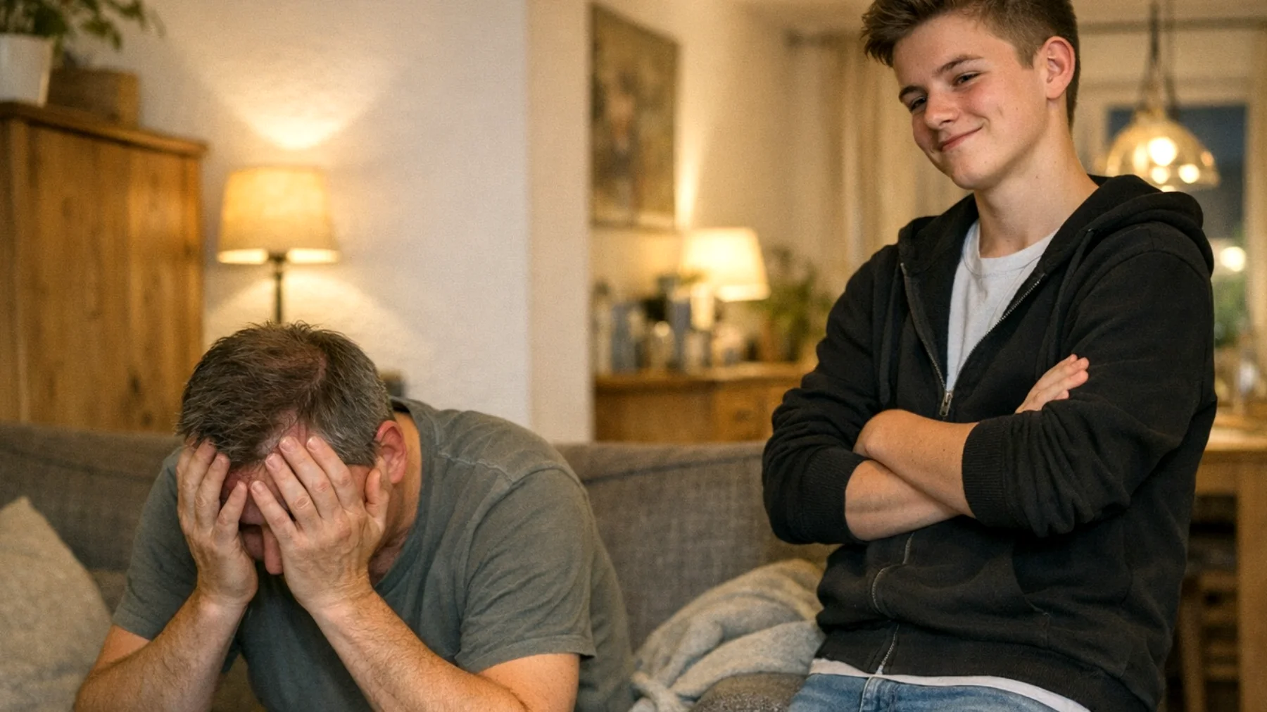 Die Eltern haben große Schwierigkeiten, ihren Jugendlichen gegenüber klare Grenzen zu setzen und 'Nein' zu sagen. Sie geben häufig nach, um Konflikte zu vermeiden oder das Wohlbefinden der Jugendlichen nicht zu gefährden, was jedoch zu einem Verlust von Autorität und Struktur im familiären Alltag führt."