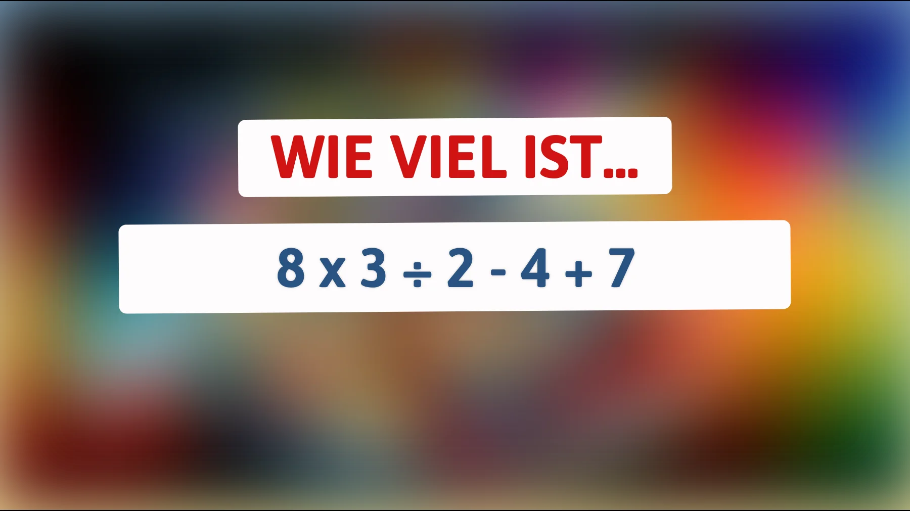 Nur die brillantesten Köpfe können dieses Mathe-Rätsel lösen: Schaffst du es, die richtige Antwort zu finden?"
