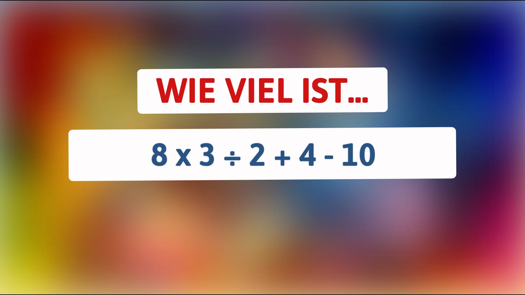 Nur die klügsten Köpfe lösen dieses Mathe-Rätsel sofort – kannst du die richtige Lösung finden?"